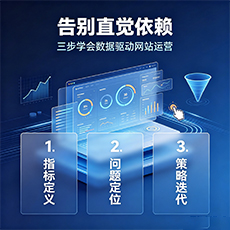 临高建站-告别直觉依赖：三步学会数据驱动网站运营