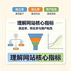 临高建站-理解网站核心指标:跳出率、转化率与用户粘性